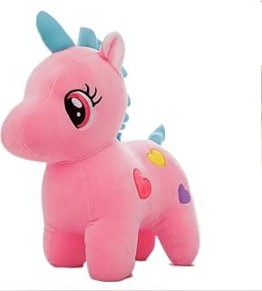 Babique Unicorn Stuffed Soft Toy Plush for Kids Baby Boy Girl Birthday (25cm- Pink)