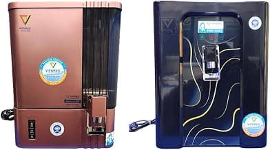 Smart UV + Alkaline Water Purification System | 8 Stage Filtration with Pre-Filter, Sediment, Carbon, RO Membrane, UV, TDS, UF & Alkaline Filter | Compact Design with Pump & Housing