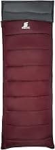 Amazon Brand - Symactive Sleeping Bag Camp Lite 3°C to 20°C, Lightweight Camping Sleeping Bag for Indoors & Outdoors (Maroon, for Adults Upto 6.8 Ft)