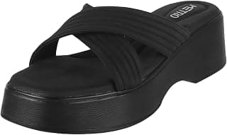 Metro Women Synthetic Comfort & Casual Wedge Heel Slip-on Sandal