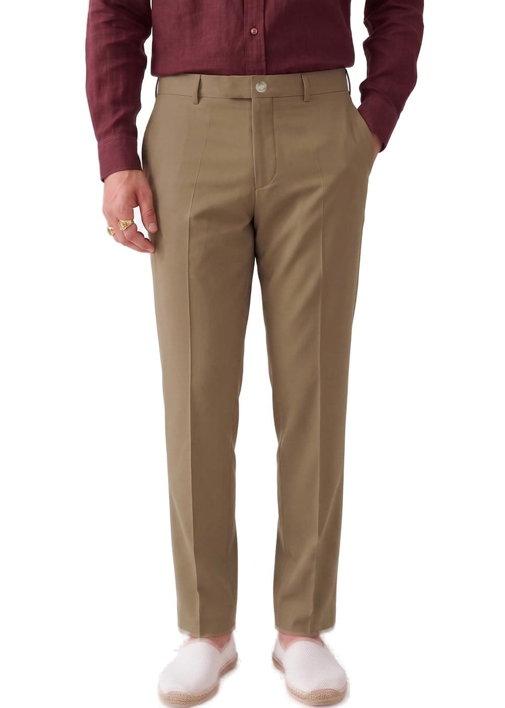 Allen Solly Men’s Casual Chino Pants | Soft Premium Cotton Stretch Fabric | Comfortable Fit