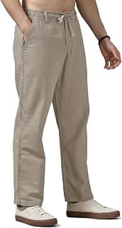 Vogaan Men’s Multi Color Cargo Casual Trousers | Men’s Regular Fit Straight Pants | Comfortable Stylish Cargo for Men | Soft Fabric for Everyday Wear, Travel & Office | Linen Cotton Bottom Wear