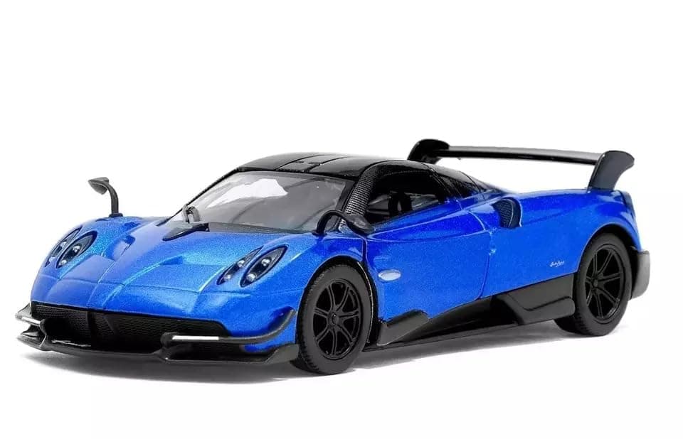 Mayatra's Kins Mart Huayra BC 1:38 Scale Diecast Sports Car Model – Premium Limited Edition Collectible (Blue)