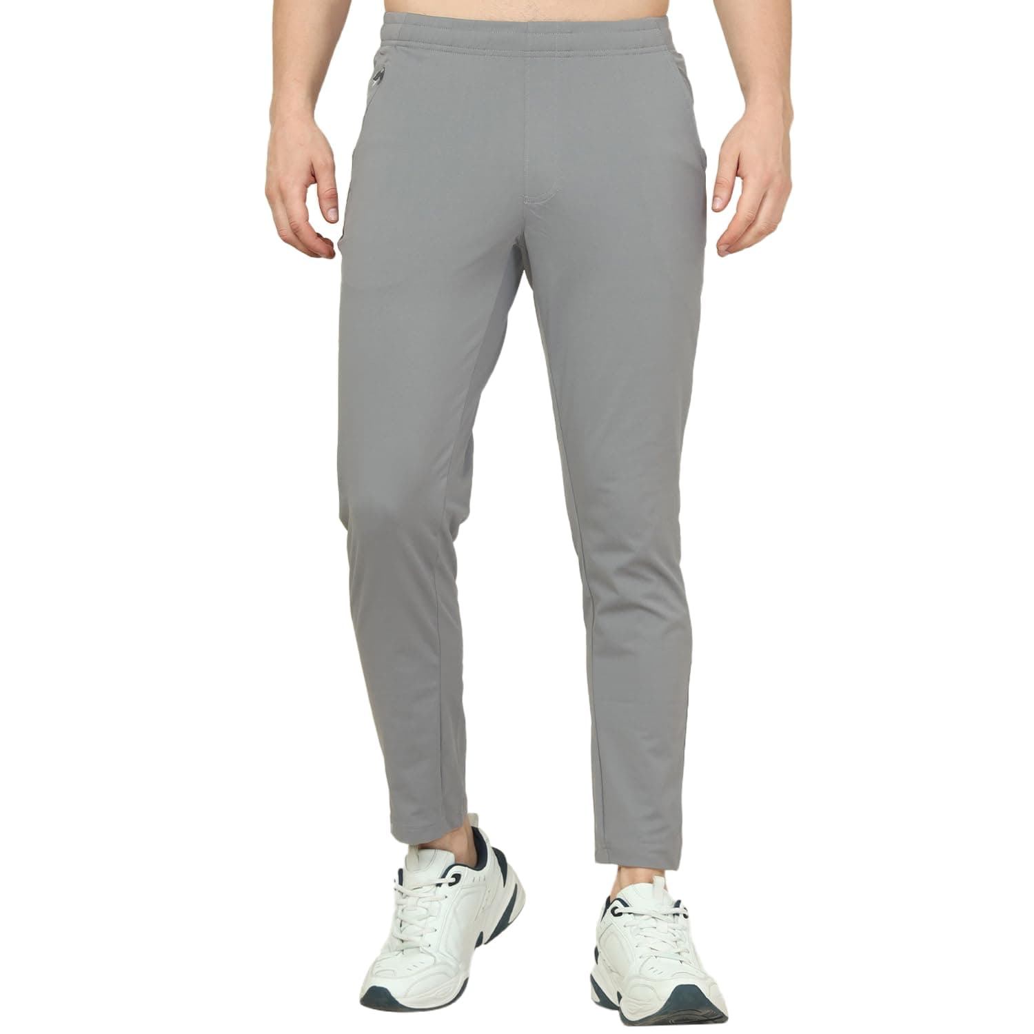 TECHNOSPORT Men's Slim Fit Mid Rise Active Track Pant - (MPOR85-P) Pack of 1
