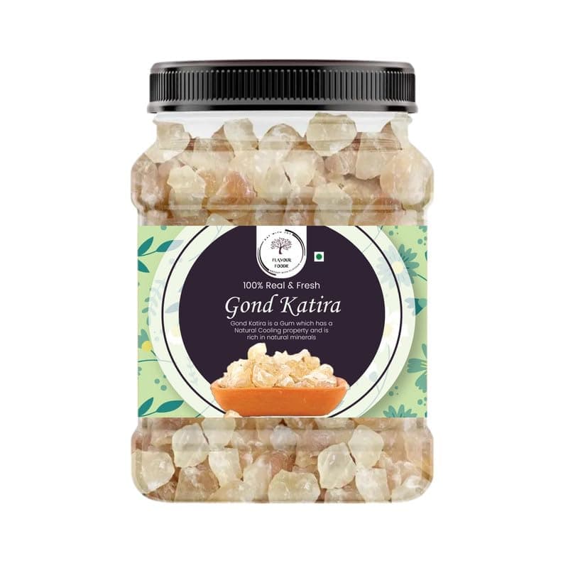 Flavour Foodie Gond Katira 400g (200g Each Pack Of 2) | Pure Natural Edible Tragacanth Gum (Badam Pisin) | Premium Cooling Ingredient for Summer Drinks, Desserts & Falooda | Herbal Superfood