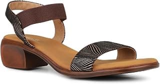 Inc.5 Womens Golden Casual Open Toe Block Heel Sandals