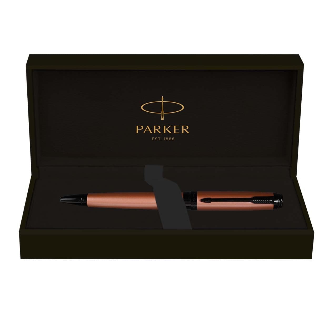 Parker Ambient Rose Gold |Black Metal Trim |Ball Pen