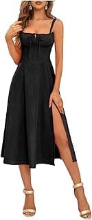 Aahwan Women Fit and Flare Red Solid Lace Up Backless Ruched Boning Spaghetti Strap Slim Fit Long Cami Dress