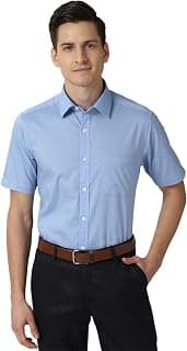 Peter England Men's Cotton Regular Fit Shirt