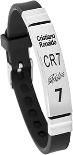 Yellow Chimes Bracelets for Men & Boys Stainless Steel Silicone Wristbands Inspirational Engraved Signature Bracelets Birthday Gift for Men & Boys
