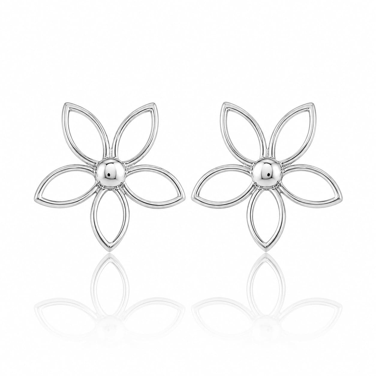 Nemichand Jewels Pure 925 Hallmarked(Stamped) Silver(Chandi) Earring Studs For women