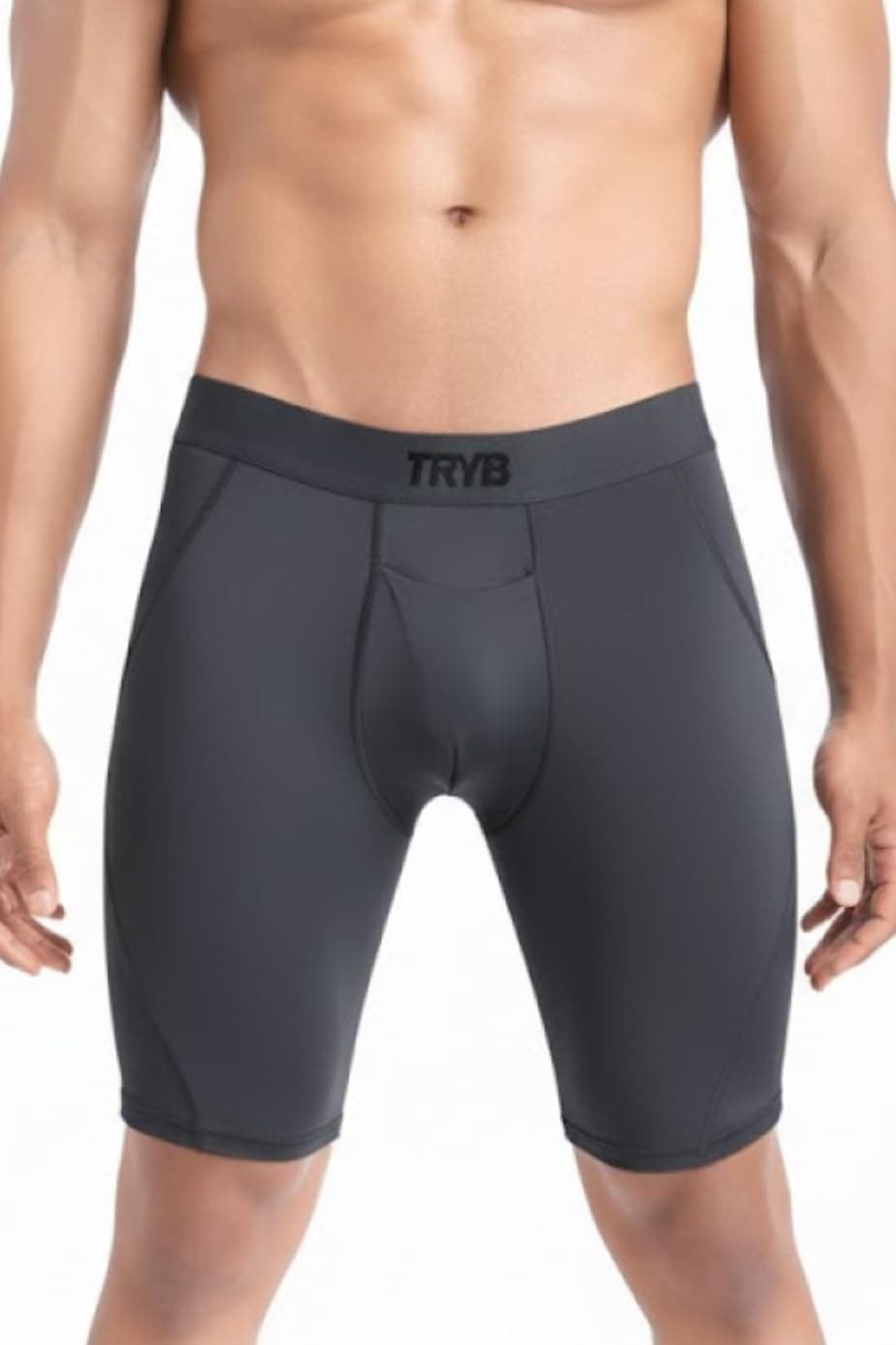 TRYB Men’s Compression Shorts & Pants | Sports Innerwear for Gym, Running & Training | Quick Dry, Breathable, 4-Way Stretch, Moisture Wicking, Anti-Chafing Muscle Support Athletic Wear with Pocket