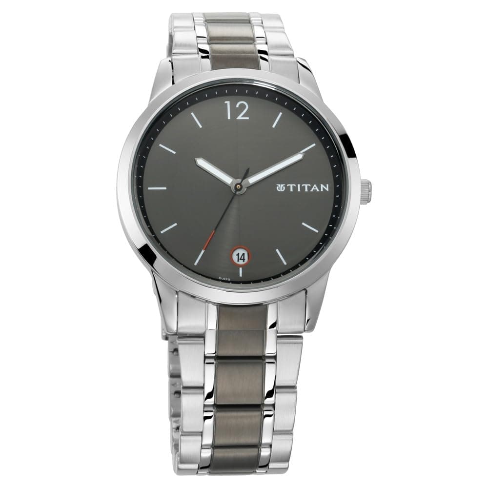 Titan Neo Analog Grey Dial Men's Watch NM1806KM01/NN1806KM01/NP1806KM01
