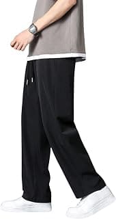 GRECIILOOKS Men’s Baggy Track Pants | Oversized Loose Fit Joggers for Men | Comfortable Streetwear & Gym Wear Lower | Casual Stylish Track Pant