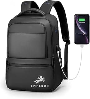 TRUE HUMAN EMPEROR® Anti-Theft Bagkpack With USB Charging Port Laptop bag/Office bag/College bag/Travel bag with Anti -Theft back pocket (LEGEND)