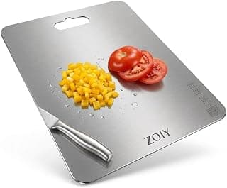 Stainless Steel Cutting Board | Premium Steel Chopping Board for Kitchen | Hygienic & Rust Proof | Ideal for Fruits, Vegetables & Meat | 31 x 21 cm