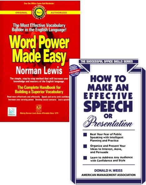 Word Power Made Easy + How to Make an Effective Speech or Presentation (Set Of 2 Books)