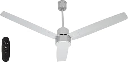 Havells EPIC BLDC Ceiling Fan 1200mm, 380 RPM, Savings upto 65%, Reverse Rotation, 4 Modes (Boost, Sleep, Breeze, Mop), Low Wattage 30W, Low Noise, Air Flow:225 CMM, 3 Year Warranty, Grey