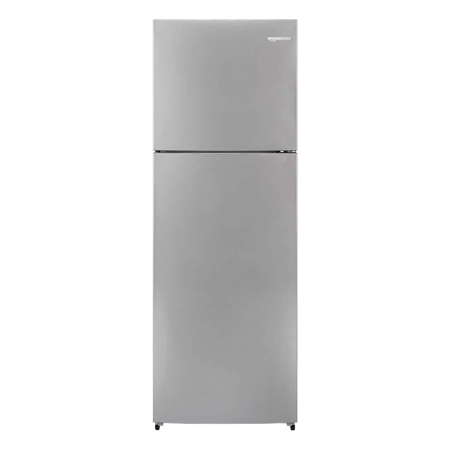 AmazonBasics 345 L 2 star Frost Free Double Door Refrigerator Appliance (Silver, Auto Defrosting)