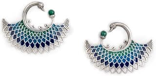 Shaya by CaratLane 925 Silver Oxidised Owning My Perfectionist Tendencies Earrings Gifts for Womens & Girls