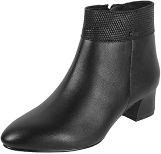 Mochi Women's Faux Leather Heeled Fashion Chelsea Ankle Boots