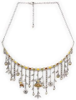Shaya by CaratLane 925 Silver Ashwa o Naari Necklace in Oxidised Gifts for Womens & Girls