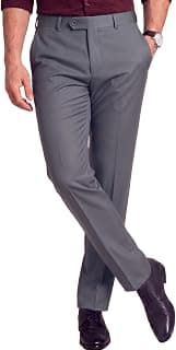 Peter England Men Regular Mid Rise Everyday Woven Formal Trouser