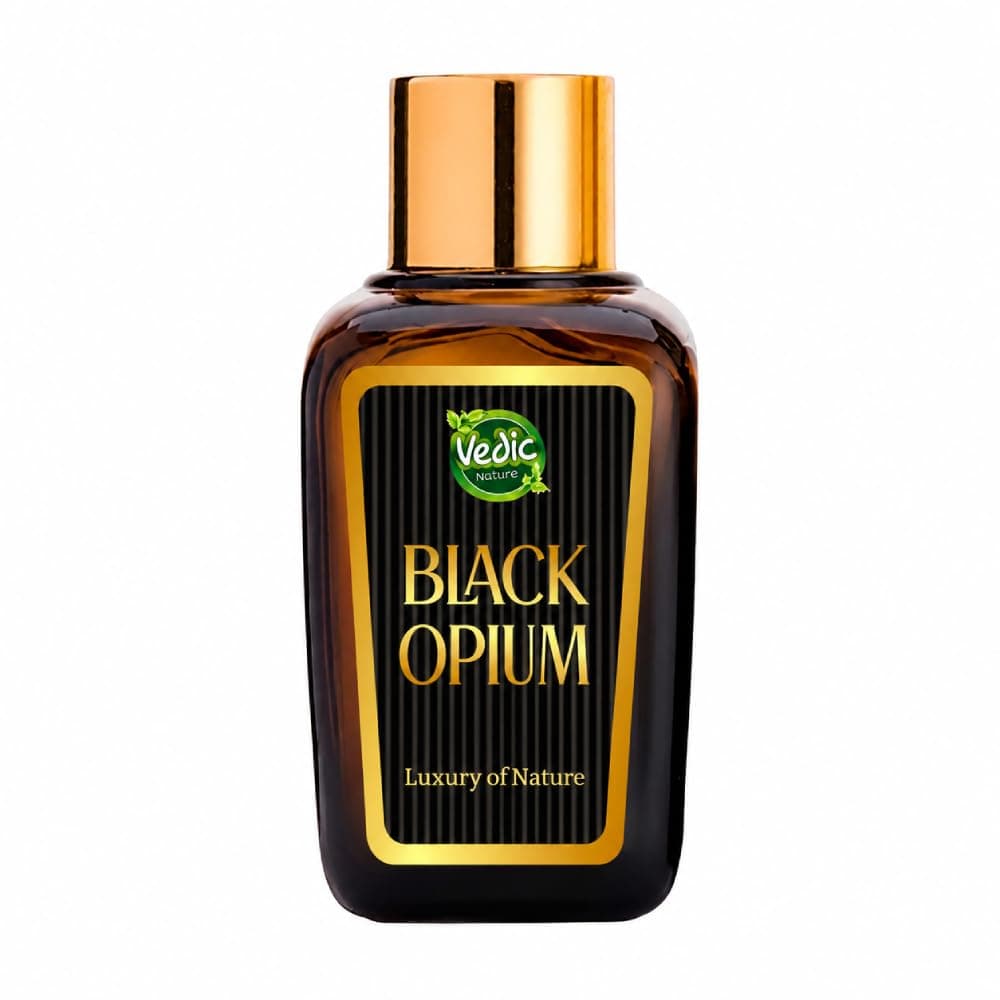 Vedic Nature Black Opium Attar for Men & Women 10ml | Luxury Non-Alcoholic Roll-On Perfume Oil | Long-Lasting Unisex Fragrance | Ideal Gift Set
