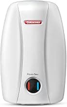 Racold PRONTO NEO Electric Instant Water Heater 5L – Vertical Geyser for Bathrooom, Anti Backflow System, 3 Safety Levels, Rust Proof Body, Faster Heating, with Fire Retardant Cable, White