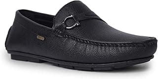 Liberty Fortune SME-2E Loafer Shoes for Men - Brown & Black, Non-Lacing Casual Slip-On Loafers - Ideal for Office, Party, Wedding, Kurta - Lightweight and Comfortable