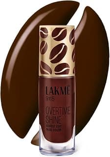 Lakme 9 to 5 Overtime Shine Nail Polish - Coffee Edit-11 Americano Edge 6ml