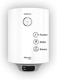 Havells Monza Pro 15L Storage Water Heater(Geyser)|Faster Heating|Safer to use|Saves electricity|Engineered for Hard Water|Endurashield Coated Anti Rust Tank|Whirlflow Technology|High Rise suitable