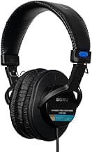 Sony MDR-7506 Professional Wired On Ear Headphones (Best Compatible with Professional Cinema Line Camera) - Black