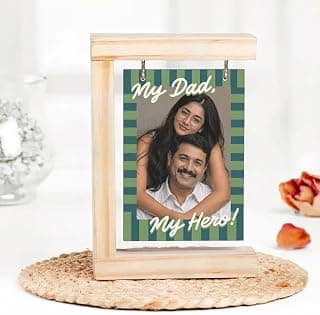 fnp My Dad My Hero Personalized Photo Frame | Custom Picture Frame Gift for Dad | Father's Day, Birthday & Memory Keepsake