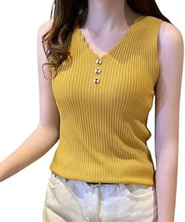 BROGBUS Women's Summer Camisole Women Tank Top Korean Style Casual Tops Female Tee