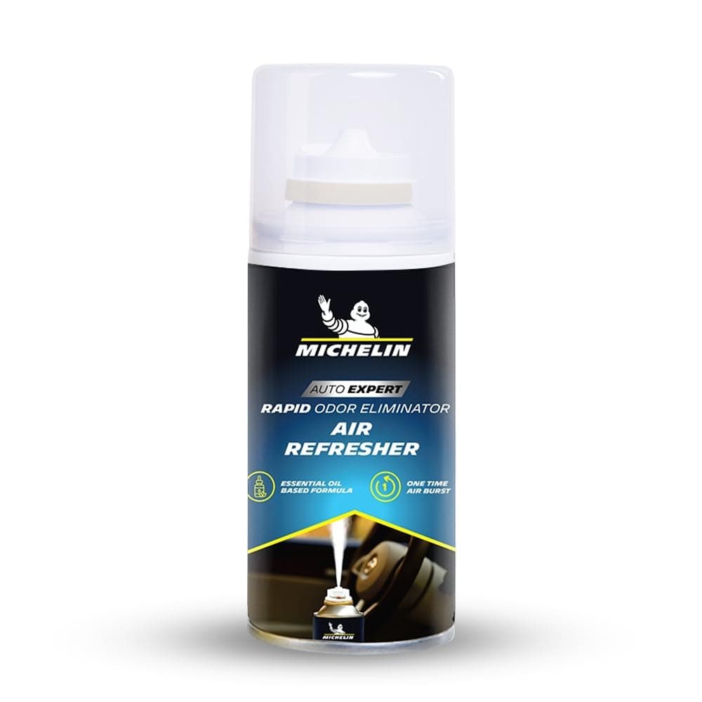 MICHELIN One-Time Use Car Air Freshener (100ml) – Automatic Cabin Odor Eliminator & AC Vent Freshener Spray | Removes Bad Smells, Leaves Long-Lasting Fragrance | Car Interior Cleaning Accessory