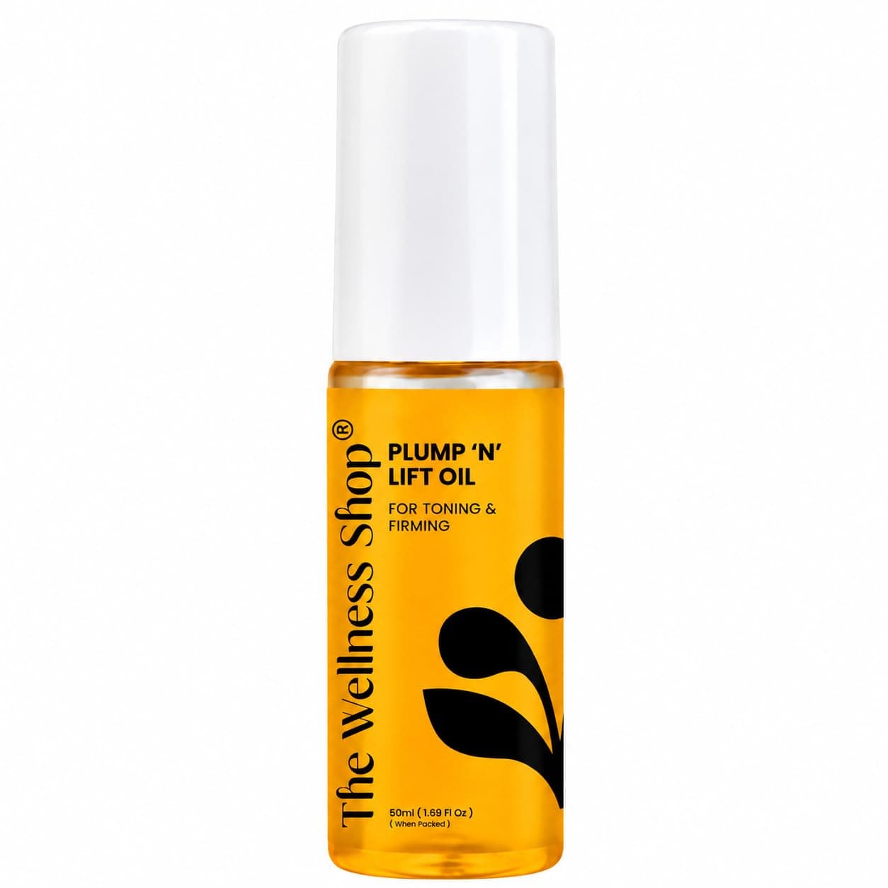 The Wellness Shop Plump N Lift Oil – Firming & Hydrating Body Oil for Youthful-Looking Skin | Tightening & Moisturizing Formula, Supple & Radiant Tone – 50ml Pack