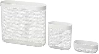 Ikea SKÅDIS Storage basket, set of 3, white