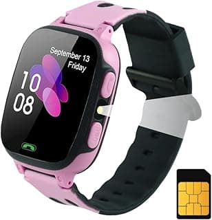 sekyo sekyo S2 Pro Kids Smartwatch for Boys & Girls, Calling Smart Watch for Kids with Location Tracker, Camera, SOS & Safe Zone Alert, Remote Monitoring, Family Chat, App Control, 4G/5G Sim Support -Pink