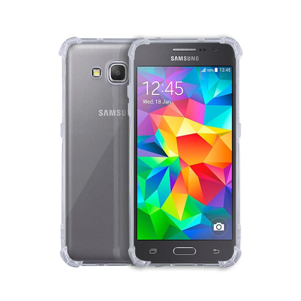7SEVEN® Back Cover for Samsung Galaxy J2 Prime | G530 Transparent Mobile Back Case Shock Proof Design Camera Edges Protection Crystal Clear Phone Case Silicon Soft TPU and Flexible Bumper Phone Cover