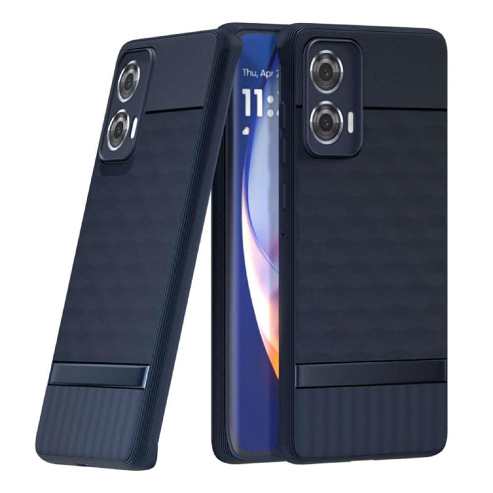 Amazon Basics Shockproof Case for Motorola Moto Edge 50 Fusion 5G / G96 5G | Full Camera Protection | TPU Flexible Back Cover for Motorola Moto Edge 50 Fusion 5G / G96 5G (Steel Blue)