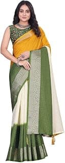 Women's Premium Dola Silk Saree Designed With Elegant Traditional Style And Lightweight Comfortable Fabric