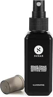 SUGAR Cosmetics Grand Finale - Highlighting Setting Mist - 50 ml - 2-in-1 Setting Mist - For Longlasting Makeup and Sun Protection - Paraben Free