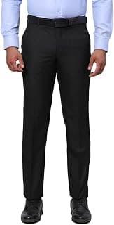 Park Avenue Men's Mid Rise Regular Fit Pants