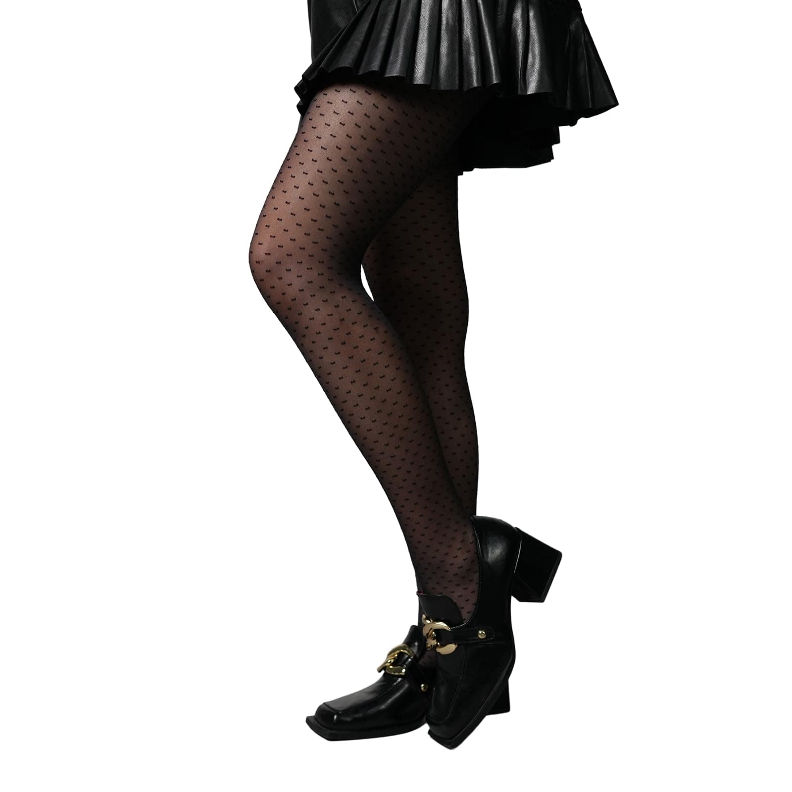 Theater Women Comet Attack Stockings I Nylon Spandex I Soft & Stretchable I Black I Free Size