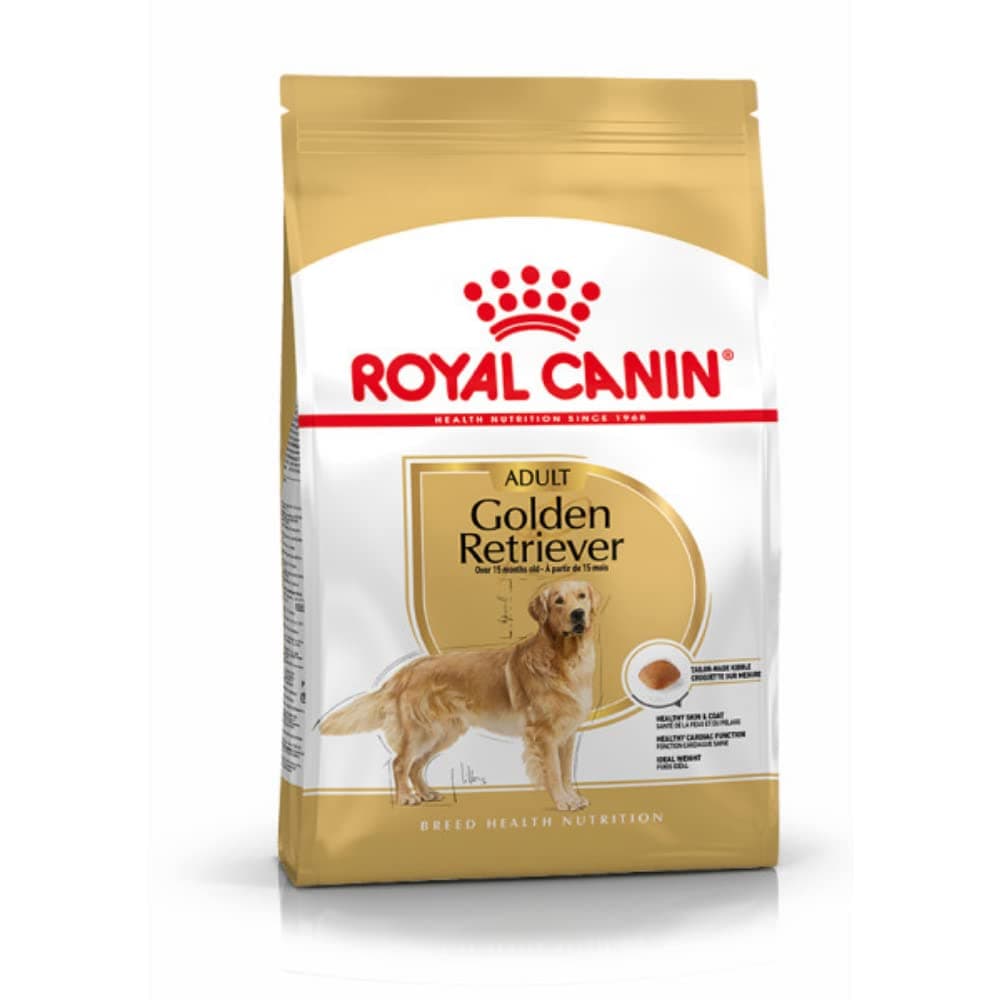 Royal Canin Golden Retriver Adult Dog Food, Dry Food, Helps with Healthy Skin & Coat & Cardiac Function, Supports Ideal Weight Management,3 Kg