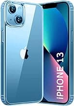 TheGiftKart Ultra-Hybrid Crystal Clear Back Case Cover for iPhone 13 | Shockproof Design | Hard Back Cover Case for iPhone 13 (PC & TPU, Transparent)