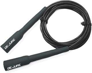 ABB INITIO GYM Adjustable Slim Shape Weight Loss Ball Pencil Speed Skipping Rope, 275CM, Grey
