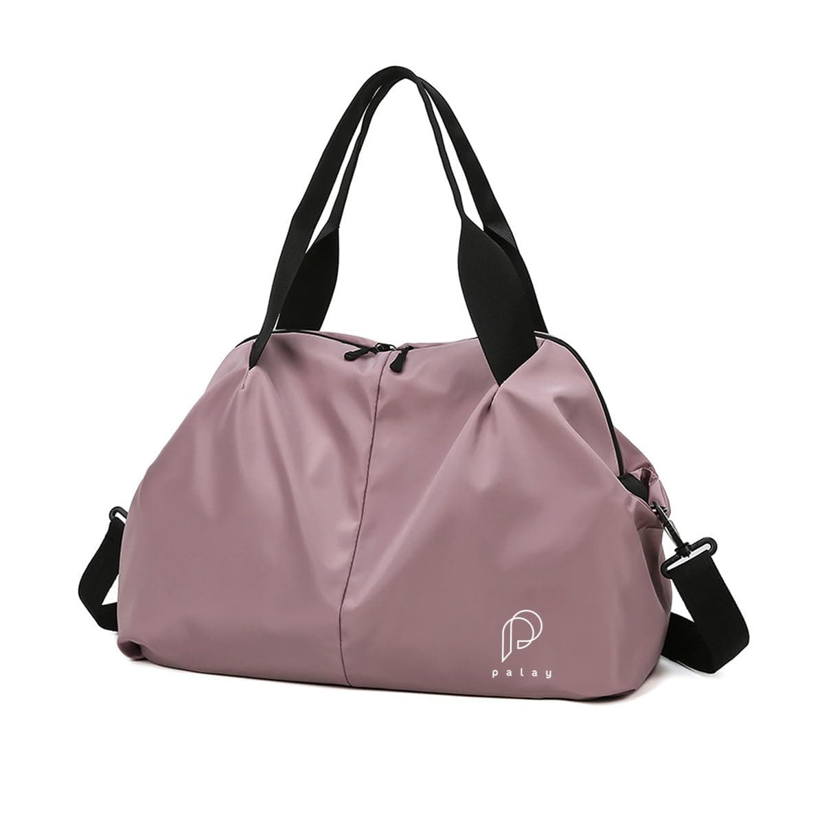 PALAY Gym Bag for Women Light Purple Travel Duffle with Wet Dry Compartment | Carry On Overnight Weekend Travel Bags, Lightweight Waterproof Luggage Bag for Women
