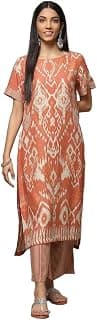 BIBA Women LIVA Straight Printed 2 Piece Set